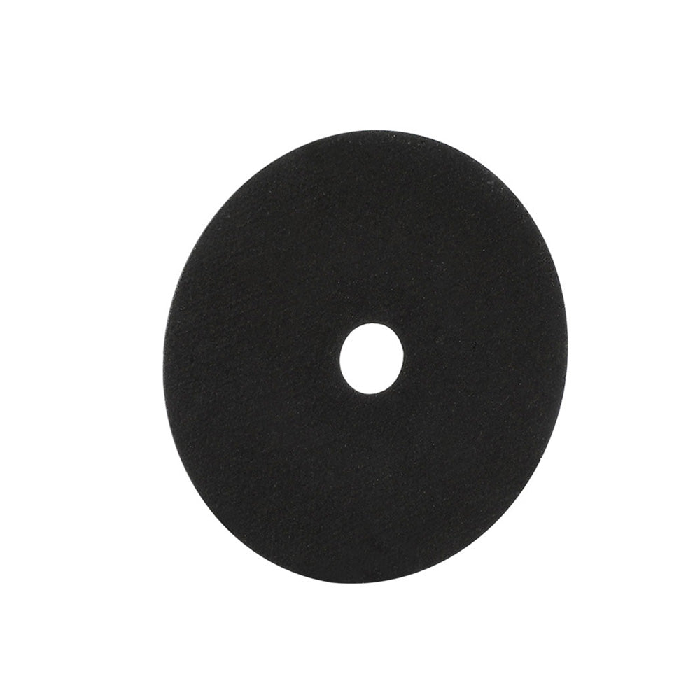 The image shows a high-quality 4-inch Giantz 100-Piece Cutting Discs 4" 100mm,Giantz 100pcs 4" Cutting Discs 100mm Angle Grinder Thin Cut Off Wheel for Metal. The disc, ideal for stainless steel cutting, is labeled 100mm with product code A60-TBF. It features black with red and white graphics, along with safety icons and warnings.