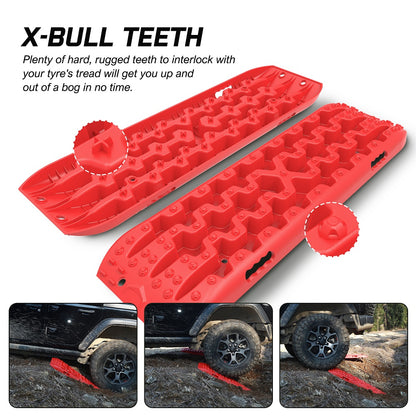 X-BULL 4WD Recovery Tracks Boards Sand Truck Mud Gen3.0/ Tyre Tire Deflator