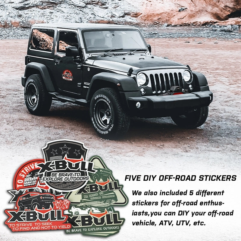 X-BULL KIT2 Recovery tracks 6pcs Board Traction Sand trucks strap mounting 4x4 Sand Snow Car