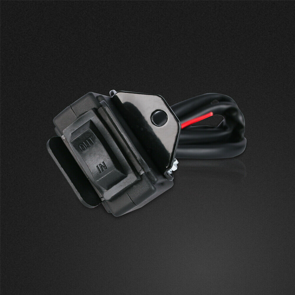 Image of the X-BULL Electric Winch 3000lbs/1360kg Wireless 12V Steel Cable ATV 4WD BOAT 4X4 featuring a black and red color scheme. The winch has a steel cable wound around a drum, accompanied by a hook with a red strap. Below are an ergonomic wired controller and a wireless remote control for easy operation.