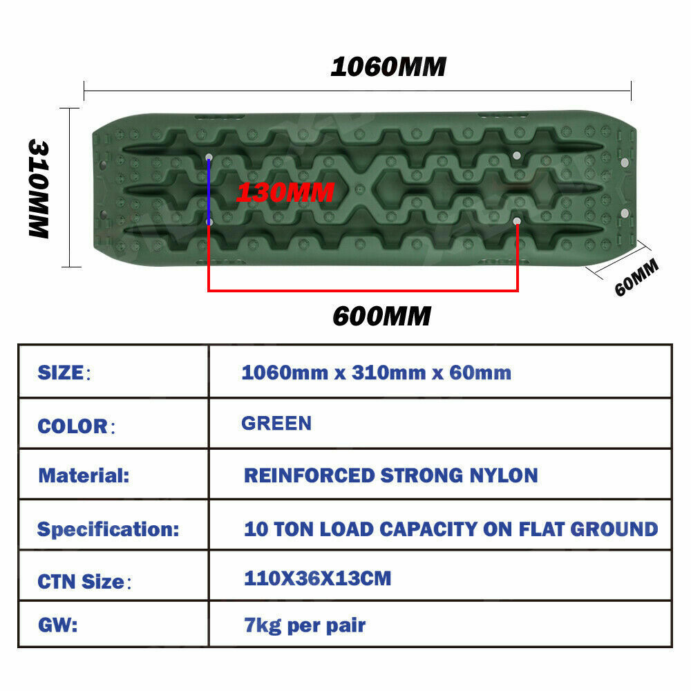 Four green X-BULL Recovery tracks / Sand tracks / Mud tracks / Off Road 4WD 4x4 Car 2 Pairs Gen 3.0 - Olive with rugged tread patterns, boasting a 10-ton load capacity, are laid out in a fan shape. A black carrying bag with the X-BULL logo sits on the upper left, partially open to reveal some of the reinforced strong nylon tracks inside.