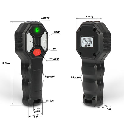 A black handheld remote control with gray and red buttons is shown along with a similar, smaller X-BULL 2x Wireless Winch Remote Control 12 Volt Handset Switch 150ft 4WD and a small black rectangular component with multiple colored wires attached.