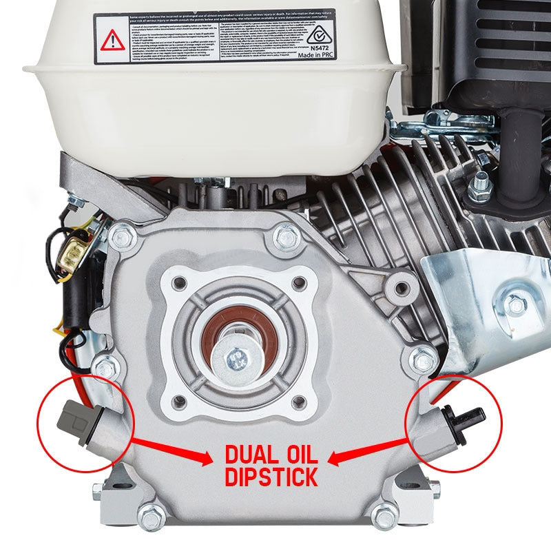 Baumr-AG 7HP Petrol Stationary Engine OHV 4-Stroke Horizontal Shaft Replacement Motor