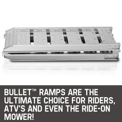 Bullet Aluminium Folding Loading Ramp Quad ATM Motorbike Trailer Truck 1.82m 200KG NEW