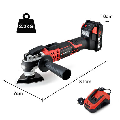 Baumr-AG 20V Cordless Oscillating Multi-Tool Cutting Saw Battery Sander Kit Lithium Battery