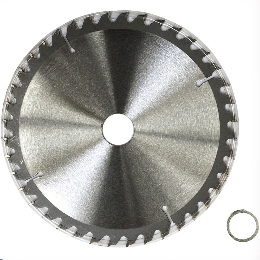 Circular saw blade with the brand name "WDMATE" and the text "Australia Seller" on the central label. This 3x 185mm 40T TCT Wood Cutting Disc ATB Sharp 1.5*7-1/4" Saw Blade 25.4/22 Timber features tungsten carbide tipped teeth and a 25.4 mm arbor size. Symbols indicate safety guidelines, and there is a QR code along with other specifications.
