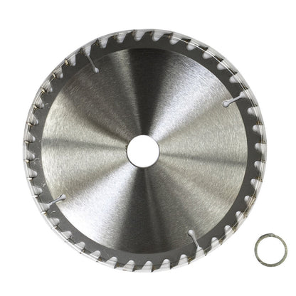 Circular saw blade with the brand name "WDMATE" and the text "Australia Seller" on the central label. This 3x 185mm 40T TCT Wood Cutting Disc ATB Sharp 1.5*7-1/4" Saw Blade 25.4/22 Timber features tungsten carbide tipped teeth and a 25.4 mm arbor size. Symbols indicate safety guidelines, and there is a QR code along with other specifications.
