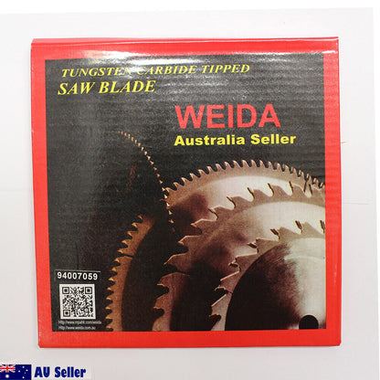 A 2x 160mm 60T Wood Circular Saw Blade Cutting Disc 6-1/4" Bore 25.4/22.2mm K2.5mm, with specifications including art.nr: MTS 160.60, max. 9600 min-1, and EN 13236 compliance. This tungsten carbide tipped cutting disc is silver with a white center. Two rings are near the blade and an "AU Seller" badge is visible.
