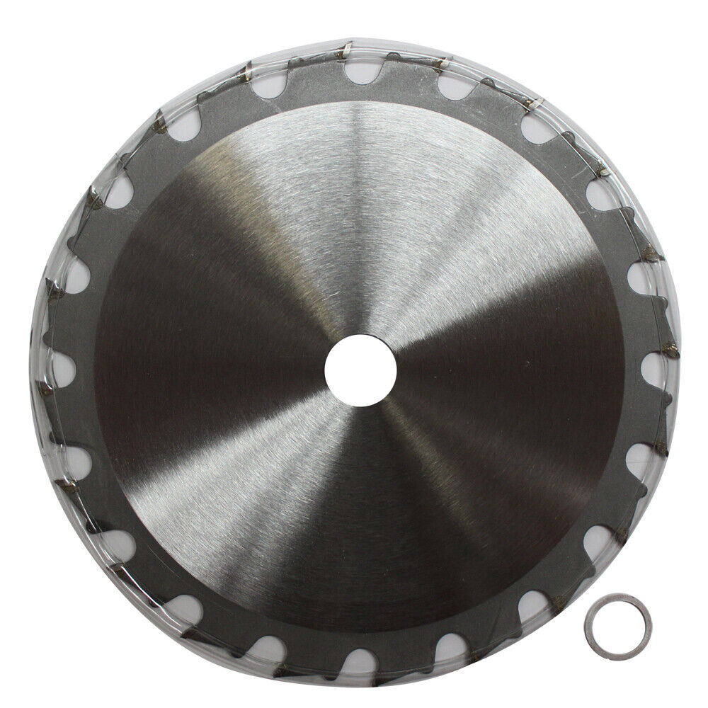 A 2x 185mm Wood Circular Saw Blade Cutting Disc 7-1/4” 20T Bore 20/16mm 2.2mm Kerf with a silver finish and jagged edges, branded "WEIDA" and labeled "Australia Seller." The text includes technical details: "7 1/4x20Tx20," "art.nr.: MTS 185.20," and "max. 8300 min," along with safety icons and a QR code.