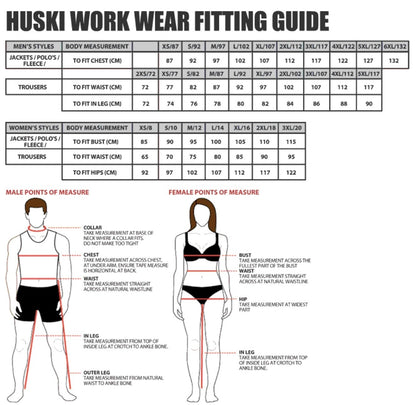 Three 3x HUSKI Hi Vis Patrol Vest 3M Tape Safety Workwear High Visibility Bulk - Orange - XXL, displayed in an overlapping arrangement. The brand name "Huski" is visible on the top label and at the bottom of each vest.